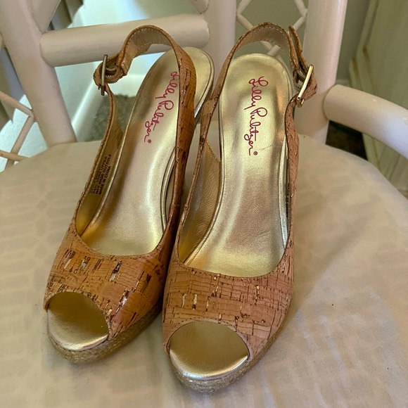 Lilly Pulitzer | Shoes | Lilly Pulitzer Cork Wedges Size 7 Never Worn |  Poshmark